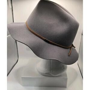 New With Tags BRIXTON Wesley Fedora Wool Hat Size Small